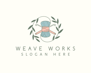 Weave - Wool Yarn Crochet logo design