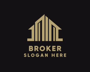 House Broker Realtor logo design