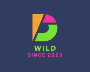 Marketing - Colorful Geometric Letter D Agency logo design
