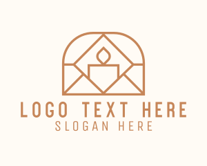 Religious - Candle Maker Envelope logo design
