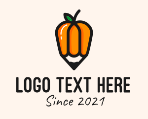 Drawing - Pepper Food Blogger logo design
