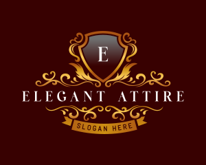 Elegant Luxury Shield logo design