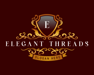 Elegant Luxury Shield logo design