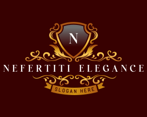 Elegant Luxury Shield logo design