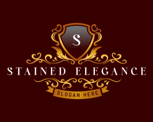 Elegant Luxury Shield logo design