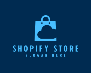 Data Cloud Shopping logo design