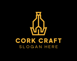 Cork - Crown Bottle Brewery logo design