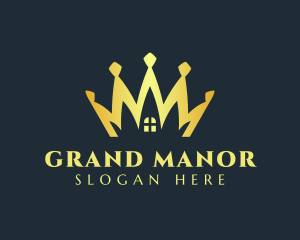 Luxury Home Crown logo design