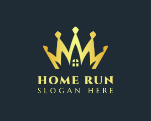 Luxury Home Crown logo design