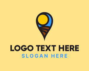 Location - Travel Location Pin logo design