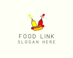 Hot Dog Street Food  logo design