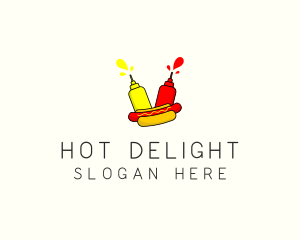 Hot Dog - Hot Dog Street Food logo design