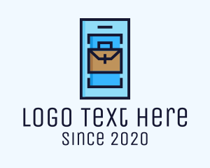Job - Work From Home Application logo design
