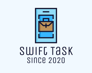Task - Work From Home Application logo design