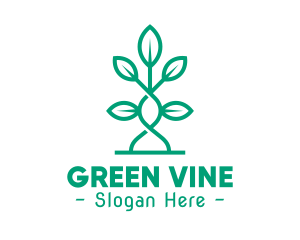 Vine - Vine Plant Leaves logo design