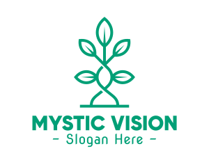 Vine Plant Leaves logo design