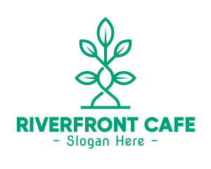 Vine Plant Leaves logo design