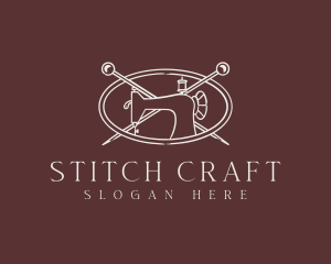 Needlework - Sewing Machine Artisan logo design