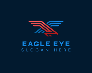 Eagle Bird Wings logo design