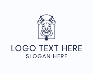 Cow - Cow Cattle Dairy logo design