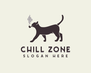 Cool - Cool Cat Smoker logo design