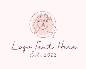 Glam - Woman Beauty Makeup logo design