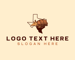 Texas - Texas Wild Armadillo logo design