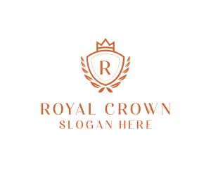 Royal Crown Shield logo design