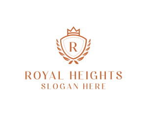 Royal Crown Shield logo design