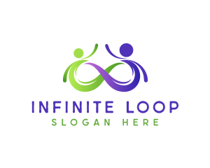 Loop - Community People Loop logo design