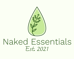 Organic Essential Oil logo design