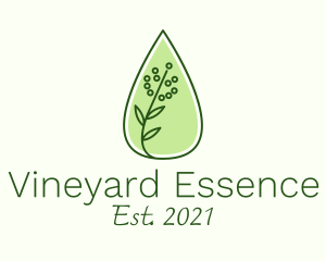 Organic Essential Oil logo design