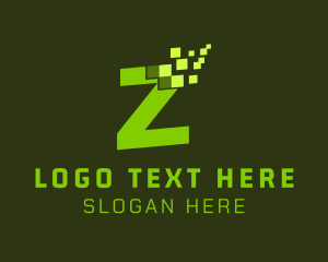 Data - Digital Marketing Letter Z logo design