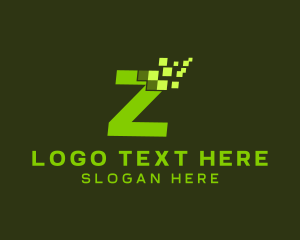 Digital Marketing Letter Z logo design