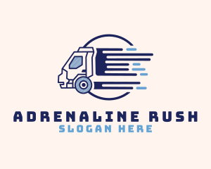 Delivery Truck Fast logo design