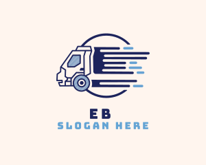 Moving - Delivery Truck Fast logo design