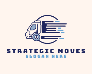 Delivery Truck Fast logo design