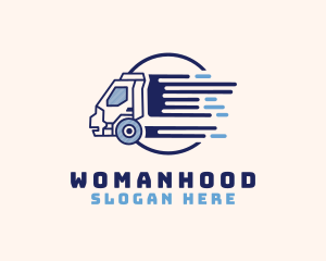 Shipping - Delivery Truck Fast logo design