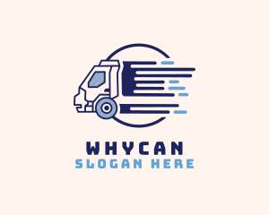 Mover - Delivery Truck Fast logo design