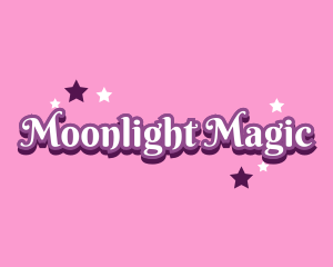 Magical Princess Text logo design