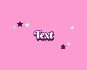 Magical Princess Text logo design