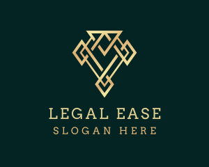 Golden Luxury Diamond Logo