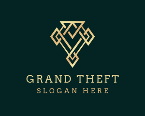 Golden - Golden Luxury Diamond logo design