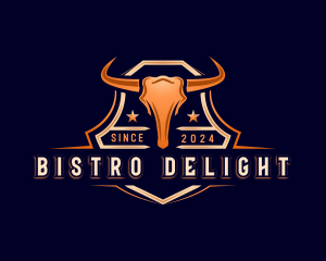 Bull Ranch Steakhouse logo design