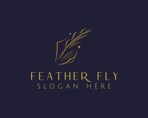 Quill Feather Writing logo design