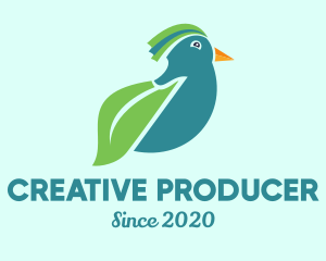 Exotic - Eco Leaf Bird logo design