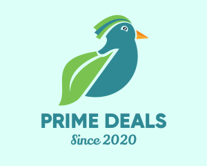 Amazon - Eco Leaf Bird logo design
