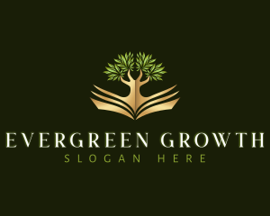 Plant Tree Book logo design