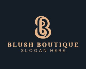 Fashion Boutique Stylish Letter B logo design