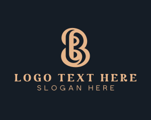 Hairdresser - Fashion Boutique Stylish Letter B logo design